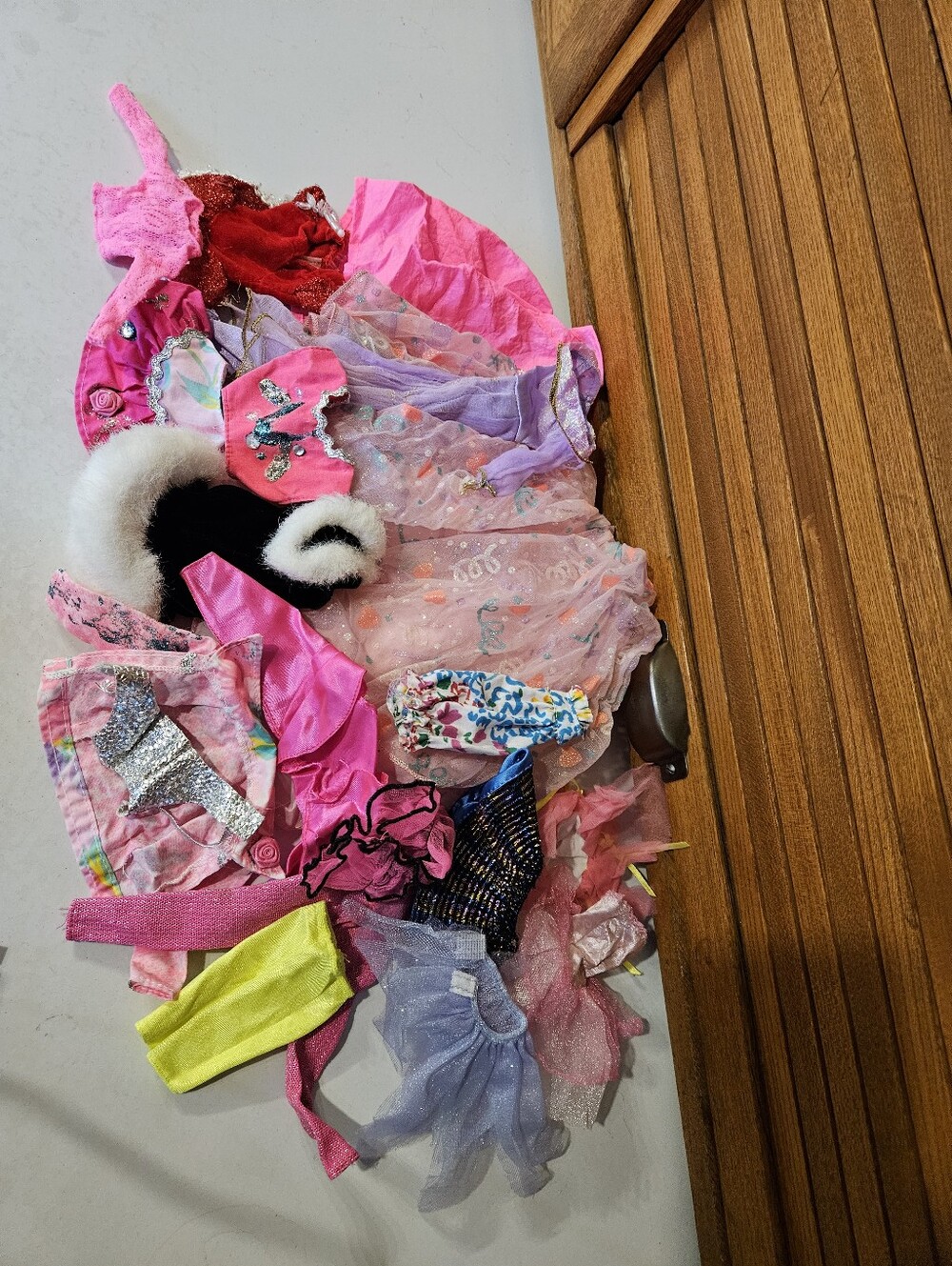 Vintage Barbie And Clone Neon Barbie Clothing Lot